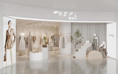 现代女装服装店3D模型下载